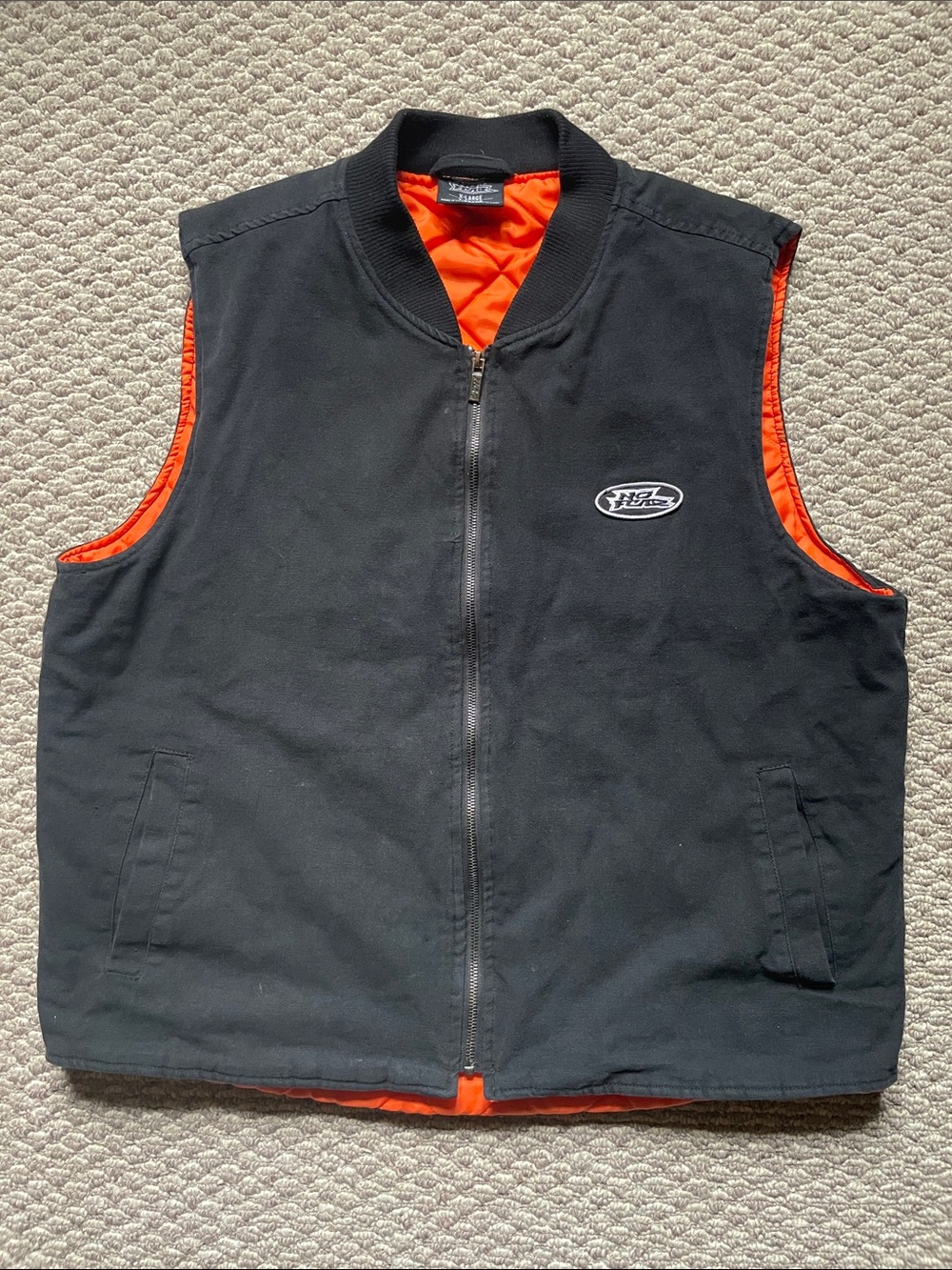 No fear retro work vest